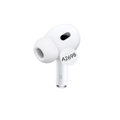 AirPod with model number printed on the stem